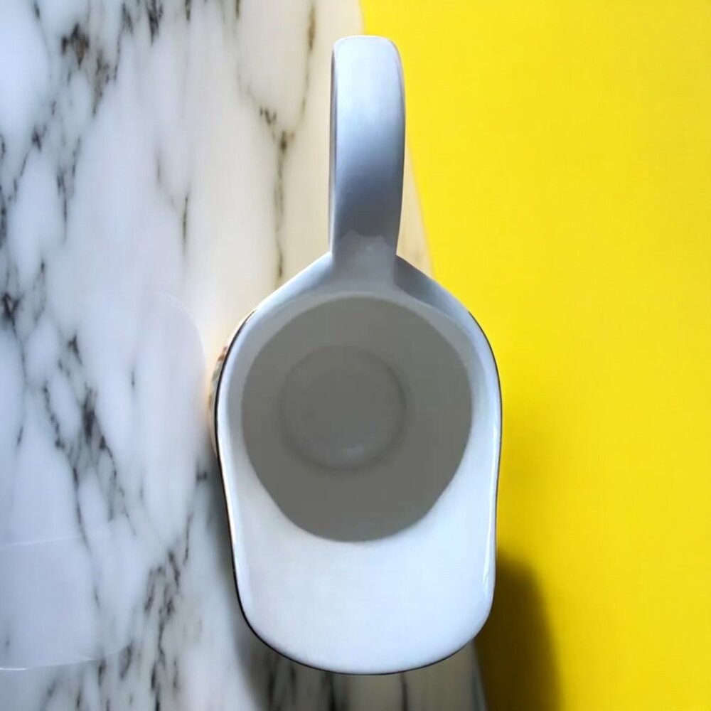 Lenox British Colonial Porcelain Pitcher Creamer Gold Trim Tropical Scene USA - Picture 8 of 11